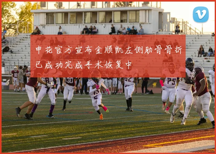 申花官方宣布金顺凯左侧肋骨骨折已成功完成手术恢复中